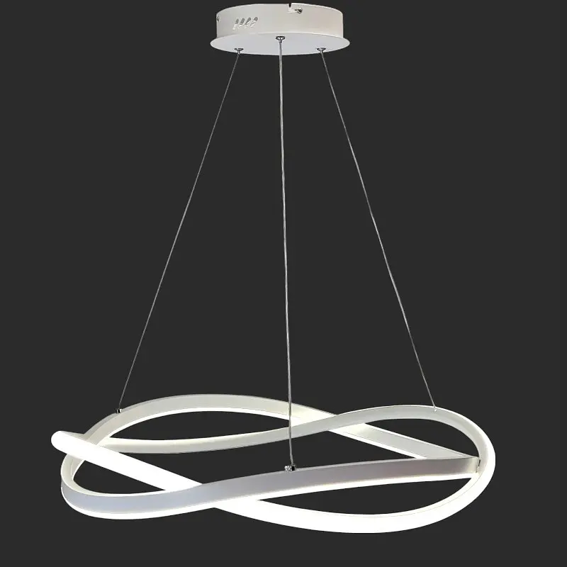 Стильна підвісна LED-люстра Art 2463/800 WH - фото 3