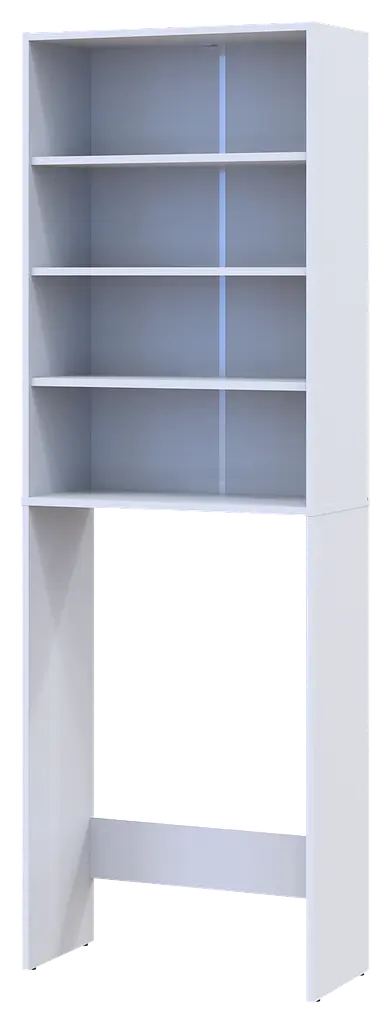 Шафа для пральної машини Doros Лола Білий ДСП 64х31.6х190 (41516022) - фото 12