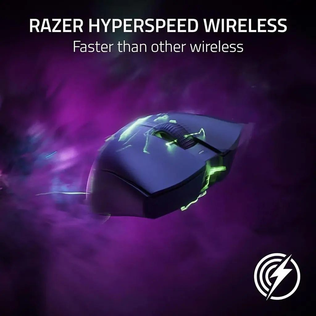Бездротова миша Razer DeathAdder V3 PRO and HyperPolling Wireless Dongle (RZ01-04630300-R3WL) - фото 3