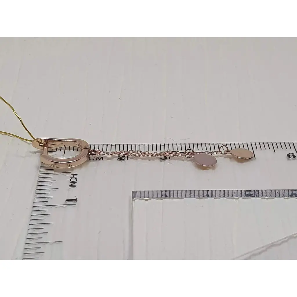 Золоті сережки-підвіски Платон. 1С223/00Б - фото 2