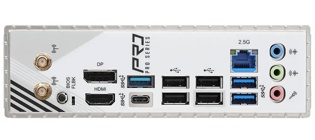 Материнская плата AsRock A620AM PRO RS WIFI (A620AM PRO RS WIFI) (Socket AM5, AMD A620A, Micro-ATX) - фото 4
