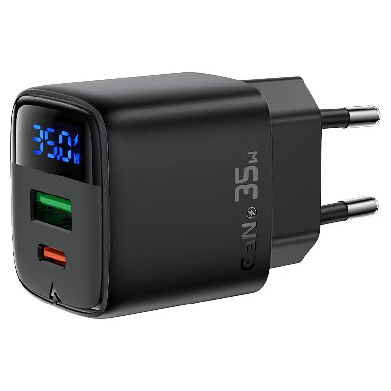 МЗП Acefast A116 PD35W+QC3.0 GaN (1USB-A/1C) Black - фото 4