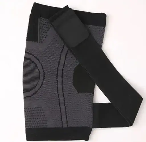 Бандаж для колінного суглоба No Brand Knee Support XXL Сіро-зелений (14980-hbr) - фото 4