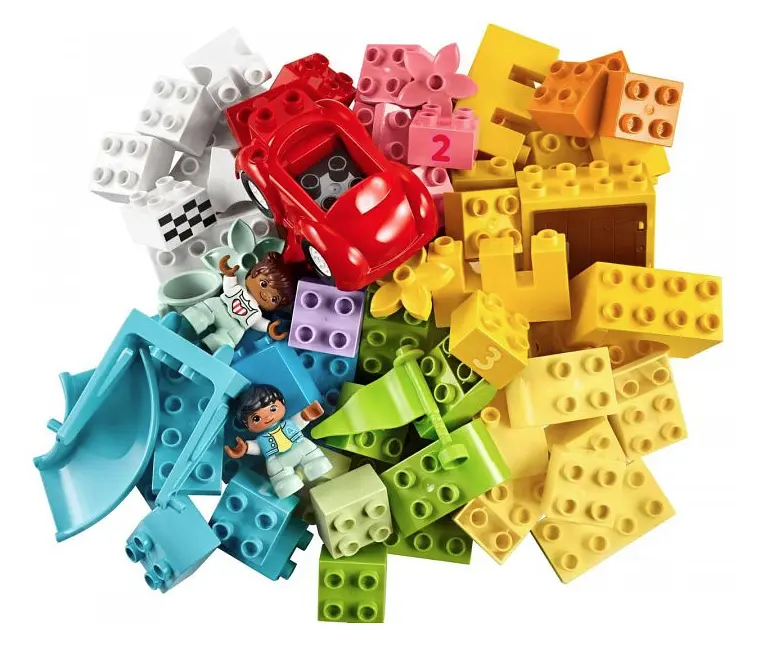 Конструктор LEGO DUPLO® Велика коробка з кубиками 85 деталей (10914) - фото 4