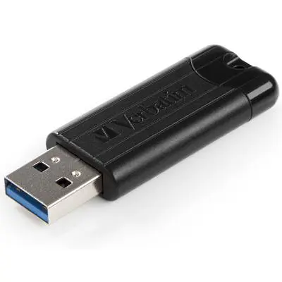 USB флеш накопичувач Verbatim 16GB PinStripe Black USB 3.2 (49316) - фото 4