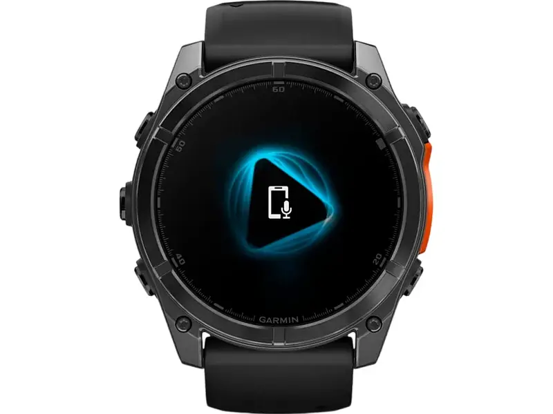 Спортивний годинник Garmin Fenix 8 51mm AMOLED Slate Gray with Black Silicone Band (010-02905-00) - фото 3