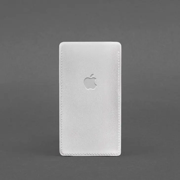 Кожаный чехол для iPhone 12 Белый - фото 4