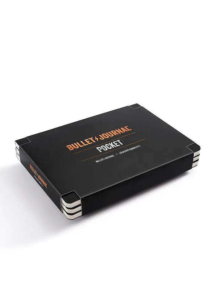 Набір з 3 блокнотів Leuchtturm1917 Bullet Journal Кишеньковий чорний (371123)