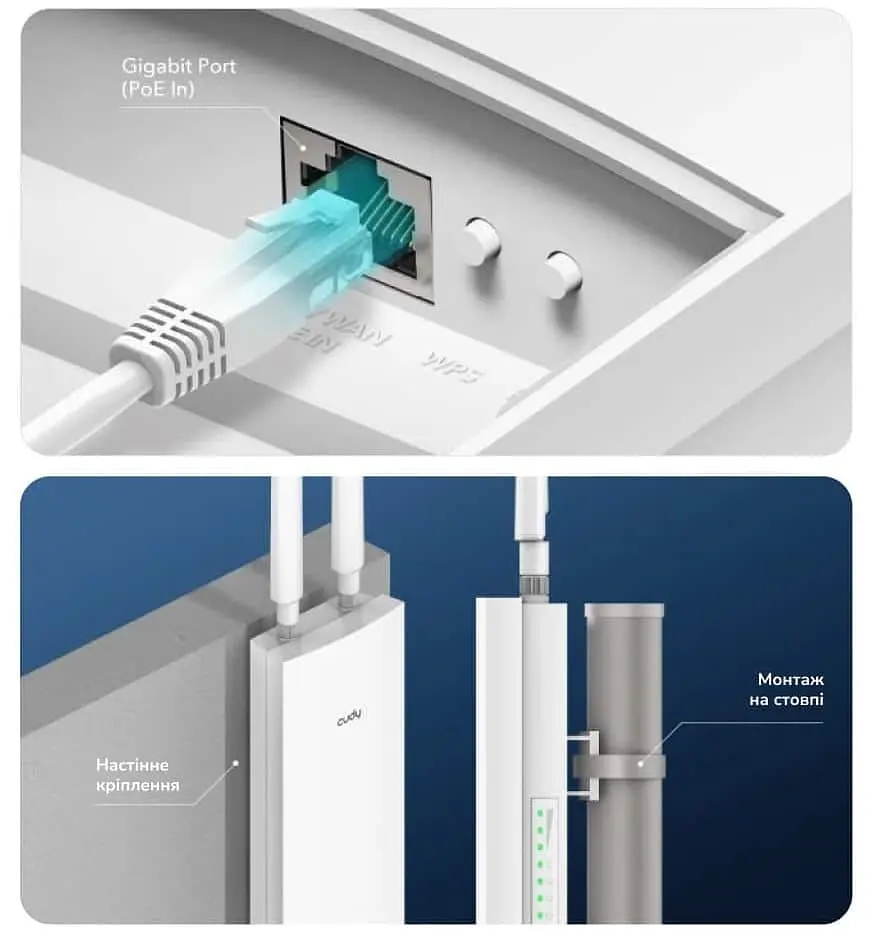 Точка доступу Cudy AP3000 WiFi6 2.5G (73-00527) - фото 10