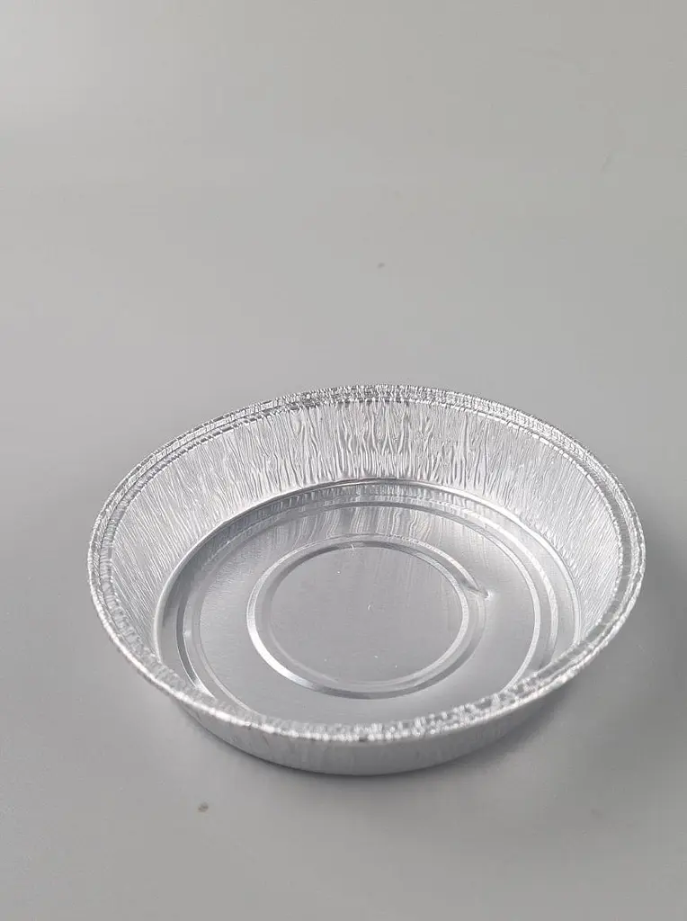 Алюмінієва харчова форма, кругла, 155 мл, T11G, 100 шт, для запікання, фасування, доставки, кейтерингу та готових страв - фото 3