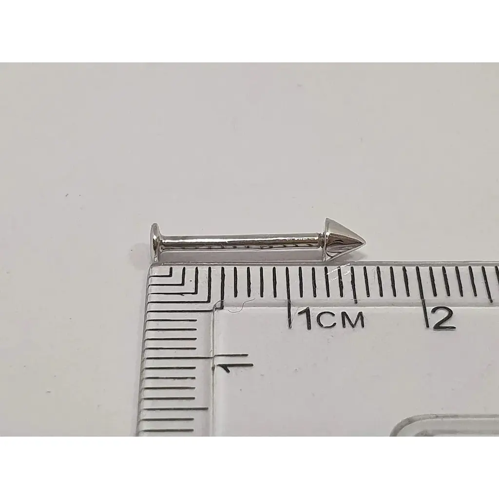 Серебряная серьга для пирсинга губы Dear. 7016С - фото 3