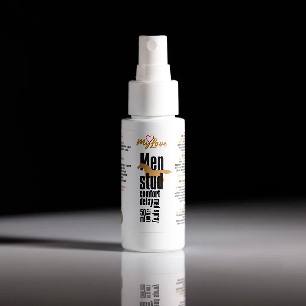 Пролонгуючий спрей-лубрикант MyLove Men Stud Comfort Delay Med Spray, 50 мл - фото 4