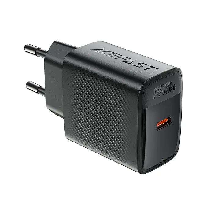Сетевое зарядное устройство для Acefast A104 PD25W GaN single USB-C charger черный - фото 3