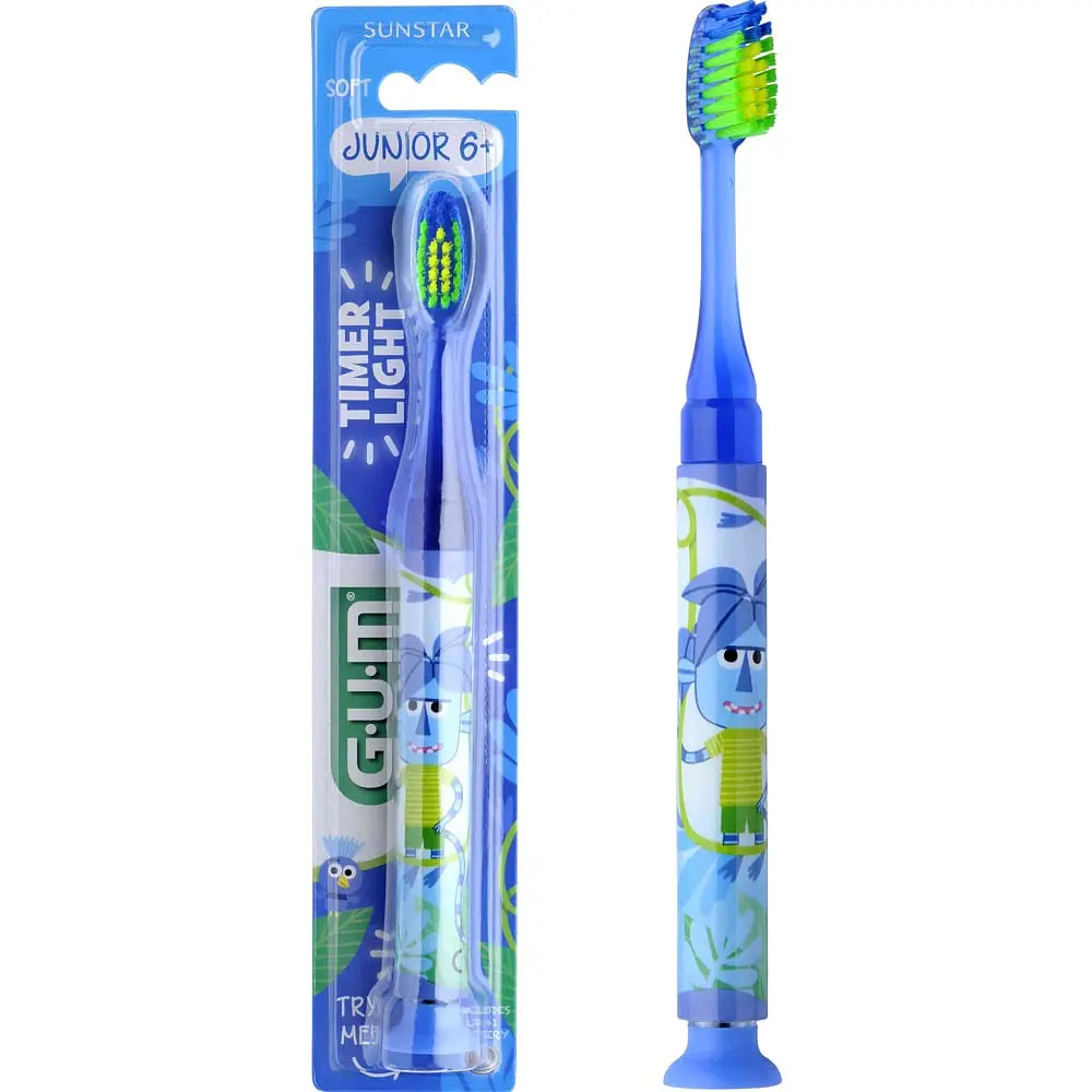 Зубна щітка GUM Junior Monster Light-Up м'яка - фото 2