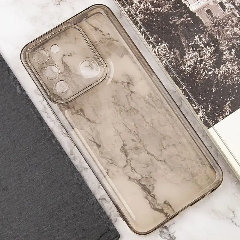 Чохол Epik TPU Starfall Clear для Tecno Spark 8C Сірий - фото 4