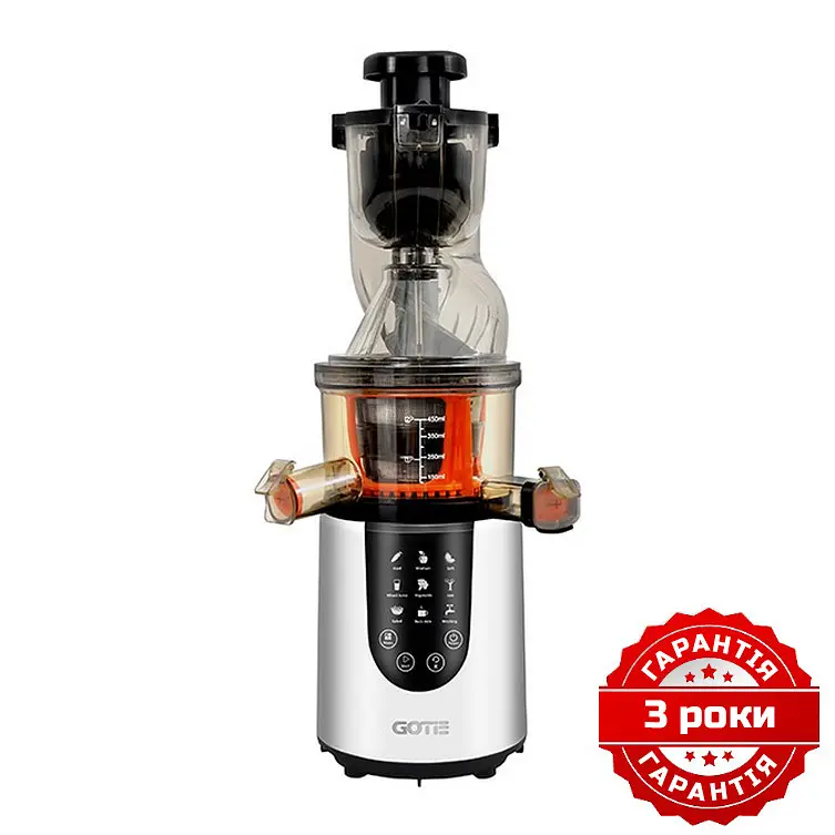 Соковитискач шнековий Gotie GSJ-600W - фото 5