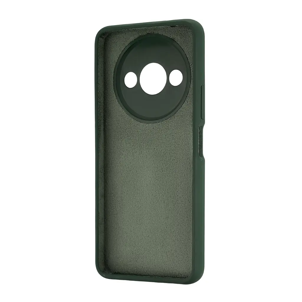 Чохол Silicone Case Xiaomi Redmi A3 4G/Poco C61 4G/Redmi A3X Dark Green - фото 2