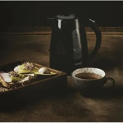 Электрический чайник Camry CR 1255 с индикатором уровня воды 1.7 л черный - фото 7