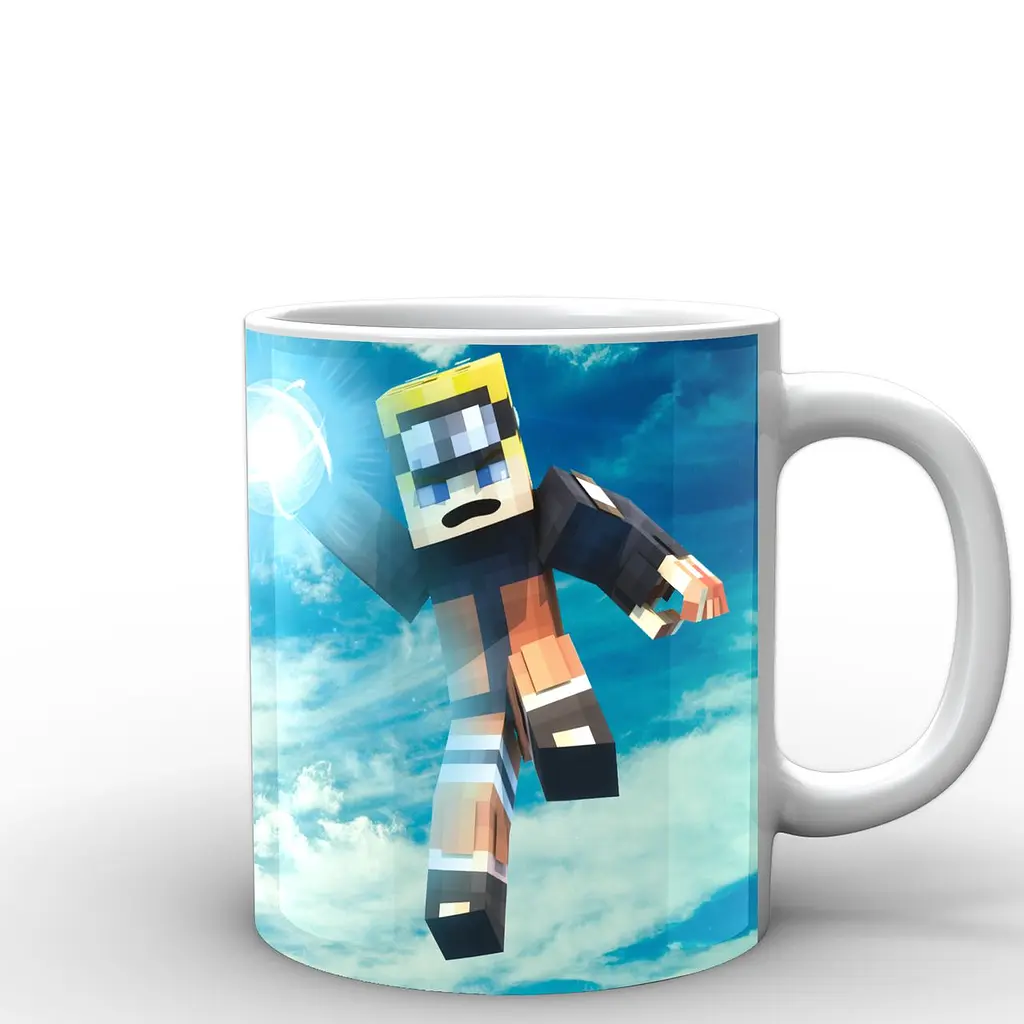 Кухоль GeekLand Minecraft Майнкрафт Стів MС.02.021 330 мл білий - фото 3