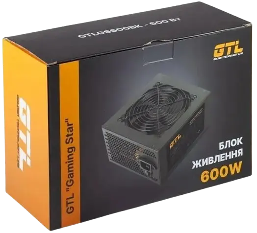 Блок живлення GTL Gaming Star 600W (GTLGS600BK) - фото 5