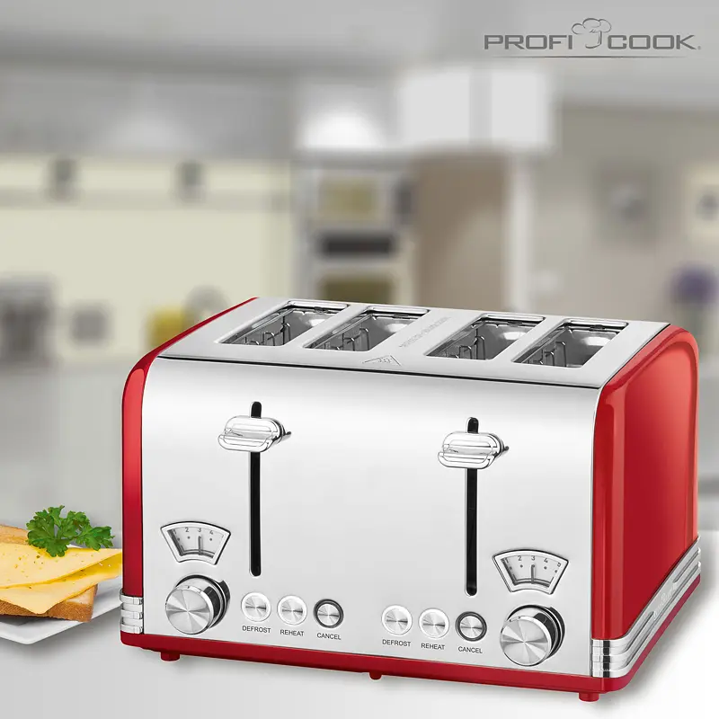 Тостер PROFI COOK PC-TА 1194 Red - фото 3