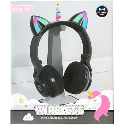 Навушники для дівчаток Unicorn STN27K Bluetooth Єдиноріг LED 2000001341940-mm - фото 2