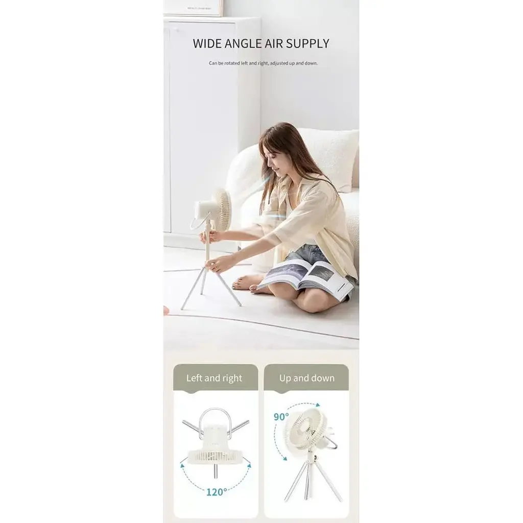 Настільний вентилятор DK WT-F61A White [136023] - фото 5