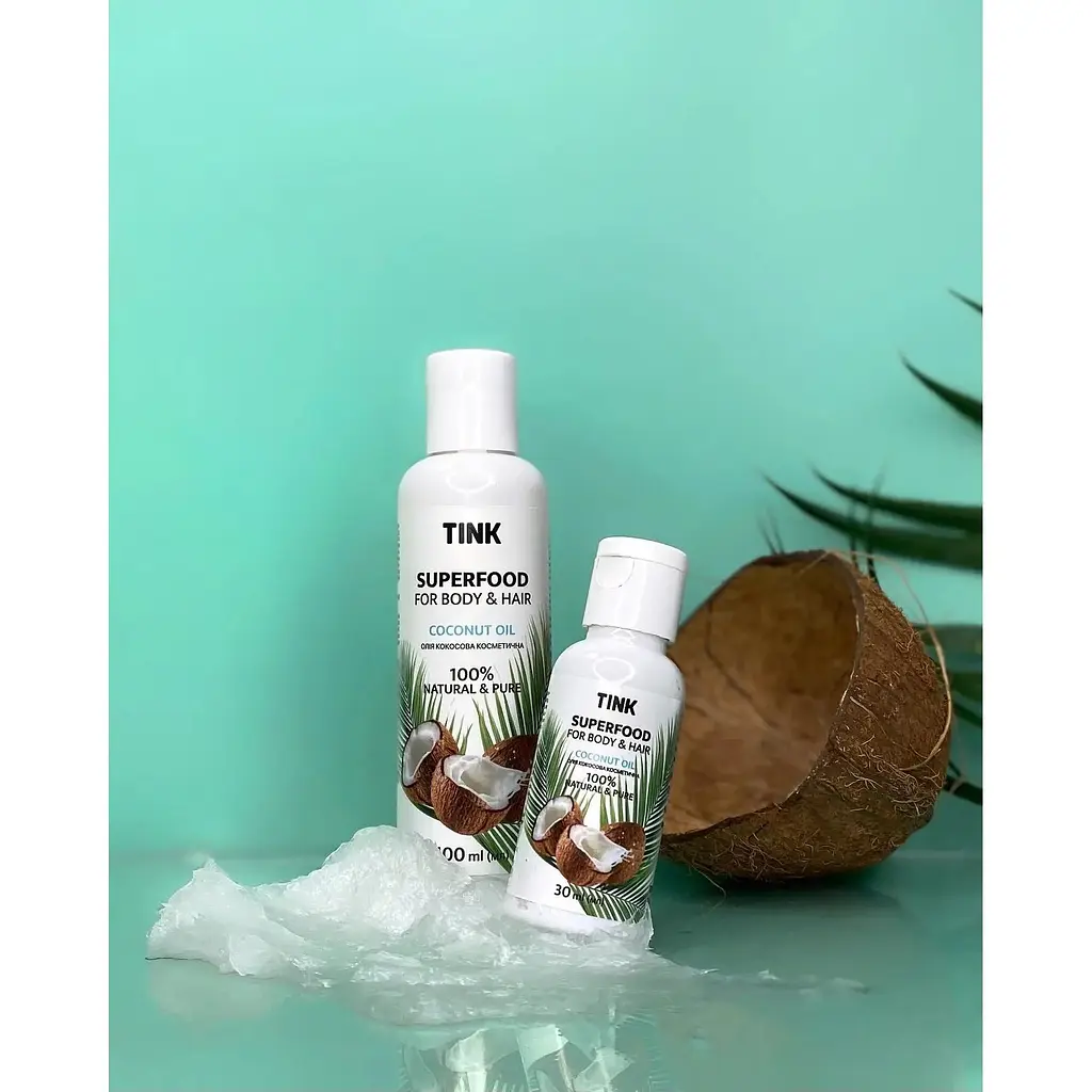 Кокосова олія Tink Coconut Oil косметична 100 мл - фото 4