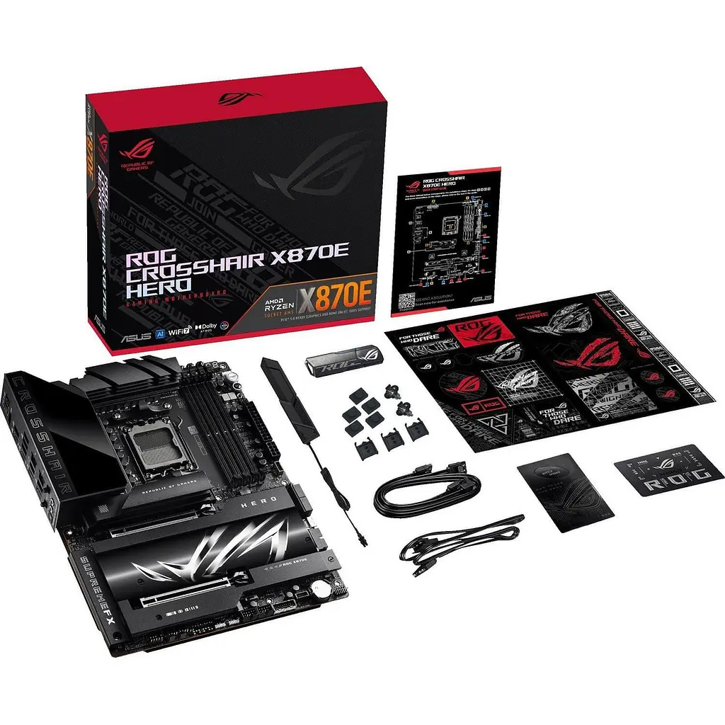 Материнська плата ASUS ROG CROSSHAIR X870E HERO WiFi (CROSSHAIR X870E HERO) (Socket AM5, ) Б/в - фото 8
