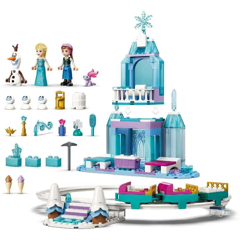 Конструктор LEGO Disney Frozen Крижаний палац Ельзи та веселе катання на санчатах 216 деталей (43281) - фото 3