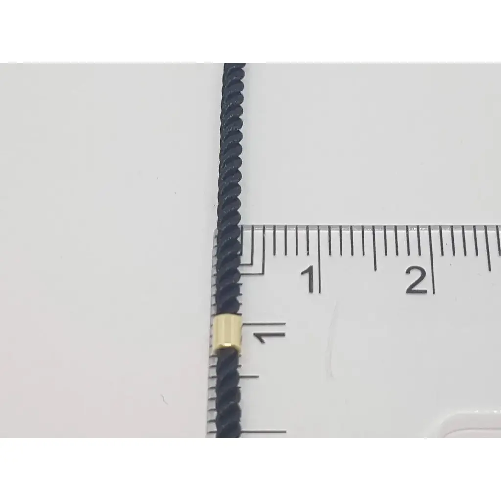 Ювелирный шнурок из текстиля Tango с золотыми вставками. 950086М 450, 45 - фото 3