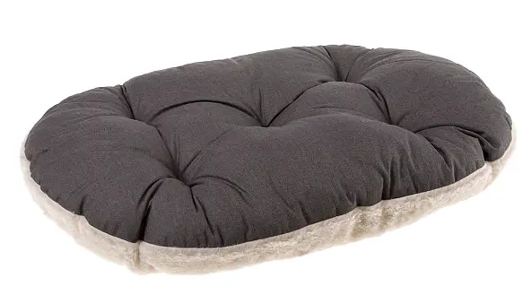 Подушка для собак і котів Ferplast Relax F 100/12 зі штучним хутром сіра 103×63 см 82100097