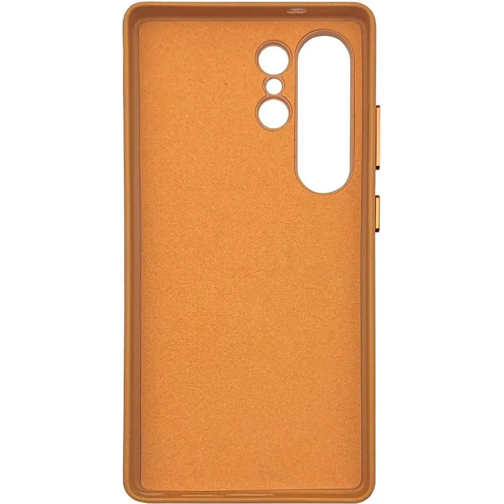 Чехол Epik Leather Case для Samsung Galaxy S25 Ultra Orange AAA [133782] - фото 2