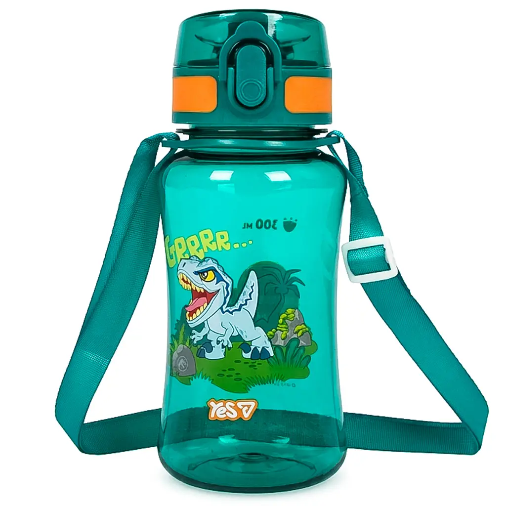 Пляшка для води Yes Jurassic World Kids 400 мл зелена (708903)