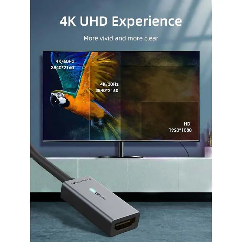 Кабель-переходник CableTime mini DisplayPort (M) - HDMI (M), 4K/60Hz, 0.15 м (CP26A) - фото 4
