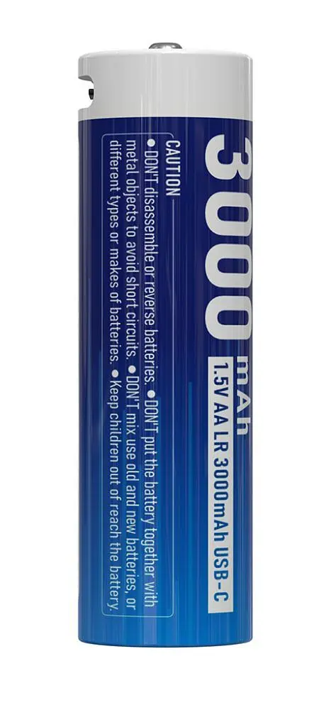 Акумулятор XTAR AA/HR06 Li-ion USB-C 3000 mAh 4 шт. (5203) - фото 6