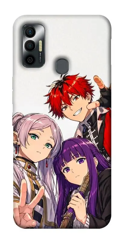 TPU чохол Demsky Frieren and friends для TECNO Spark 7