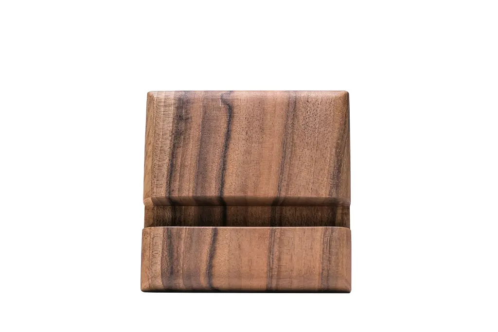 Підставка з дерева для гаджета ecoWalnut 100х100х18 мм - фото 3
