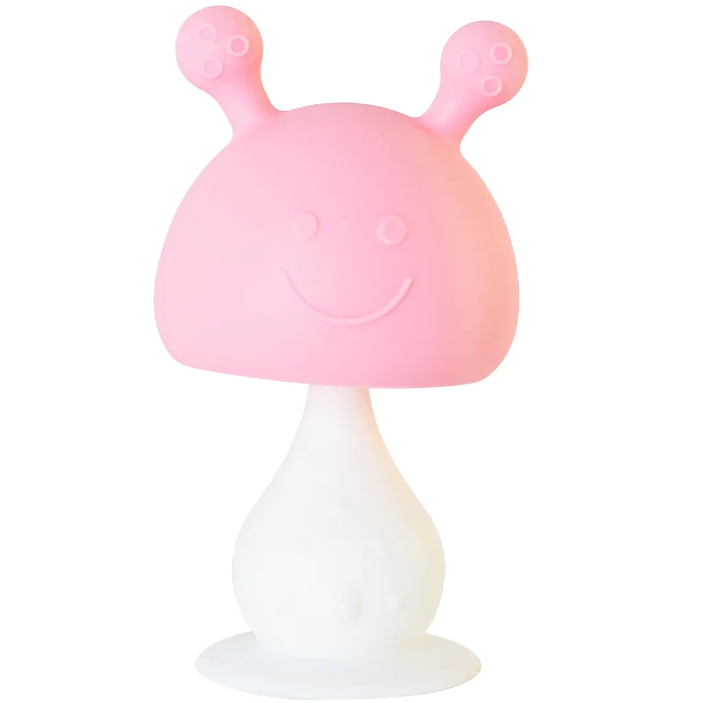 Прорізувач-брязкальце Baby Team Веселунчик (4037_рожевий) - фото 2