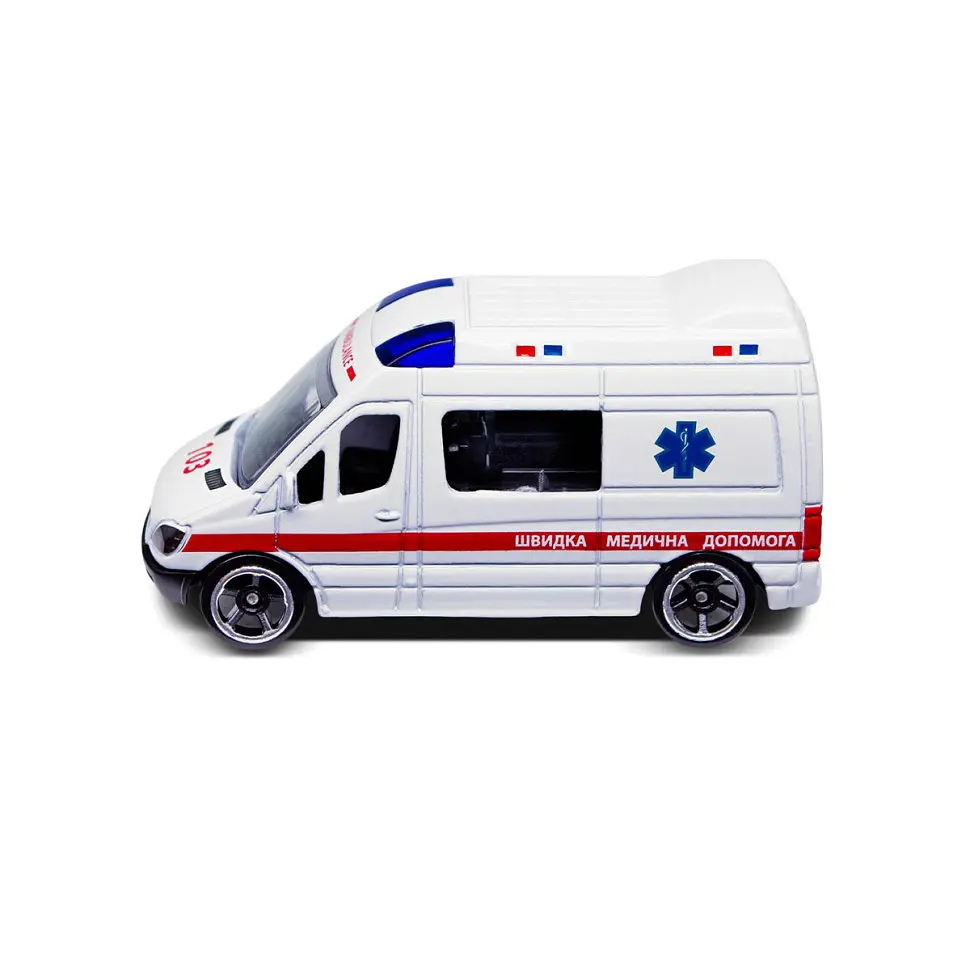 Автомодель дитяча Швидка допомога TechnoDrive 250421CG-3 масштаб 1:64 - фото 2