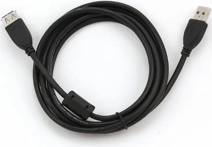 Кабель-подовжувач Cablexpert USB 2.0 AM/AF 1.8м ferrit (CCF-USB2-AMAF-6) - фото 3