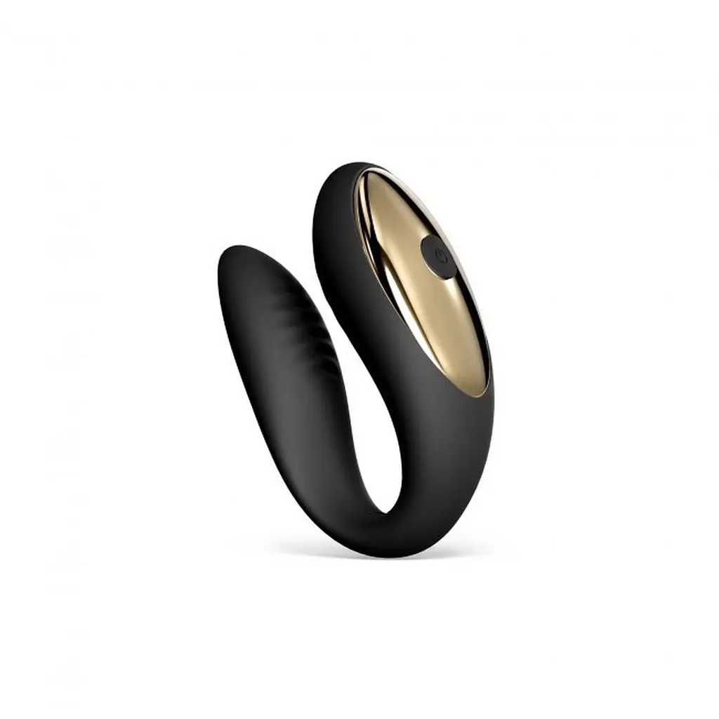 Вибратор для пар Dorcel Perfect Lover 8 см чернный - фото 2