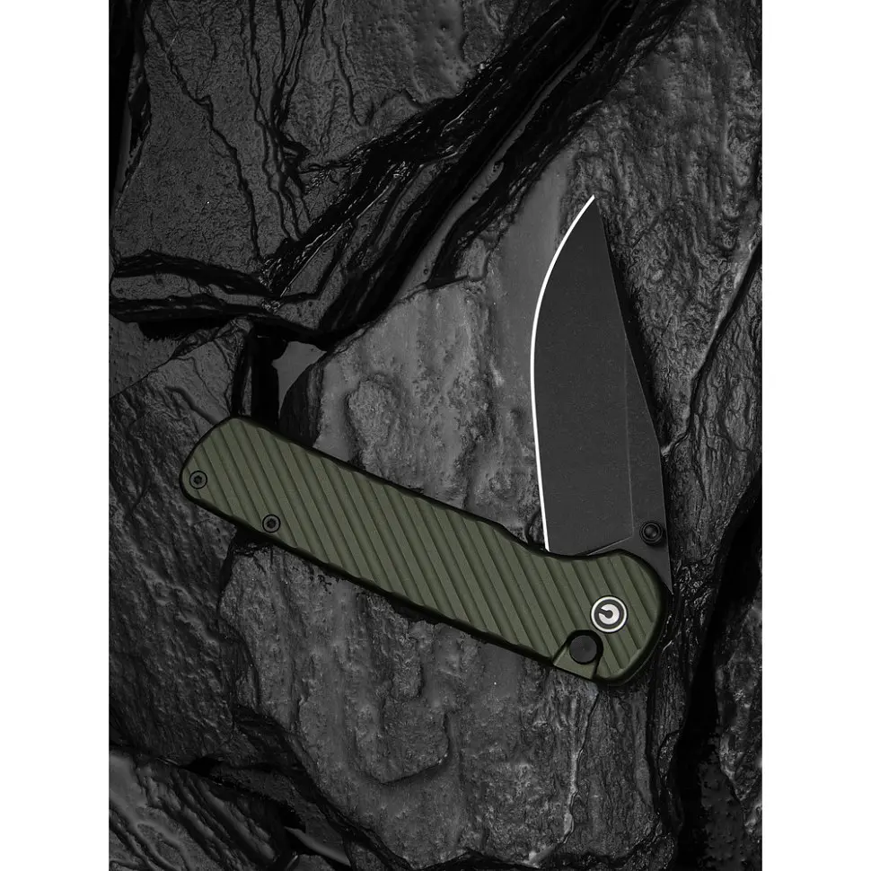 Ніж складаний туристичний Civivi Iron Tide (8.2 см) 14C28N / Aluminum зелений - фото 10