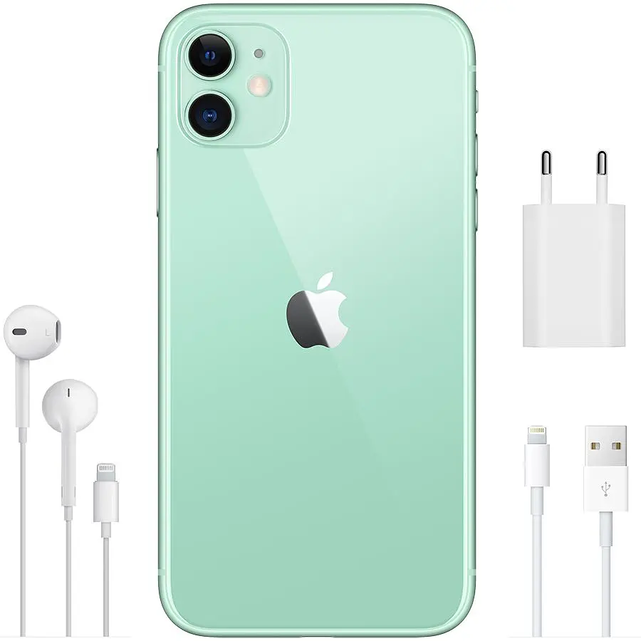 Смартфон Apple iPhone 11 128GB Green Model A2221 (Grade C) Seller Refurbished - фото 6