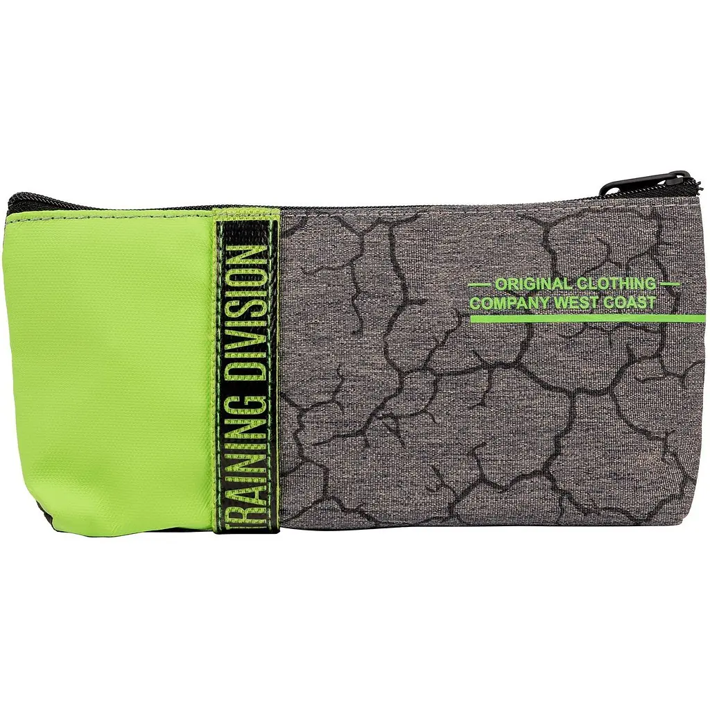 Пенал м'який Yes PH-28-1 Lightning, 21,5х3х8,5 см, сірий із зеленим (533514) - фото 4