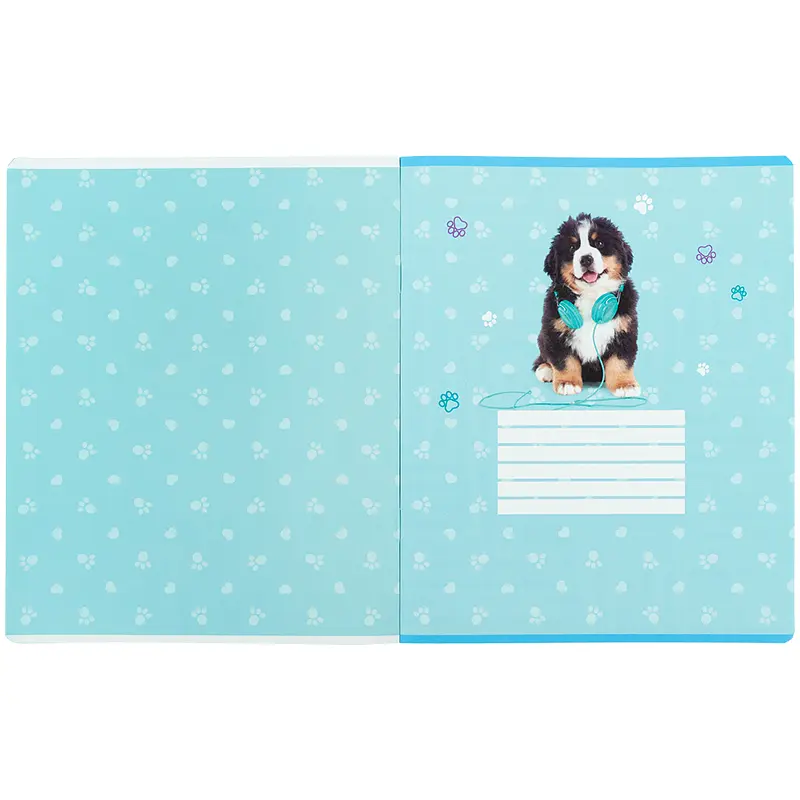 Зошит  Kite Studio Pets в клітинку 24 аркуші блакитний  - фото 2
