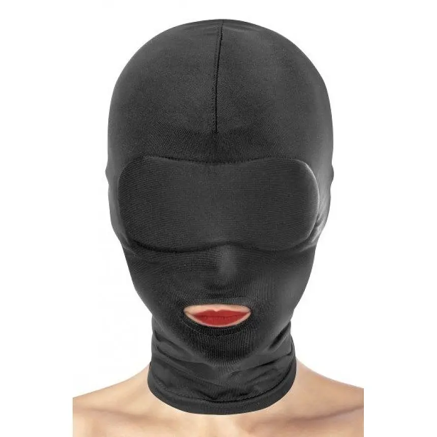 Капюшон для БДСМ Fetish Tentation Open Mouth Hood з відкритим ротом