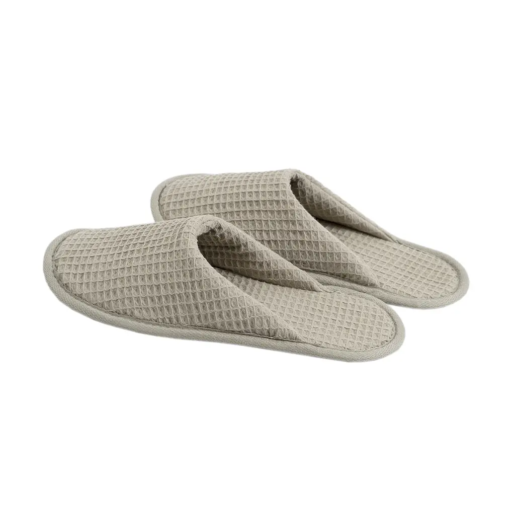 Тапочки Lotus Home - Waffle kahve кофе - фото 2