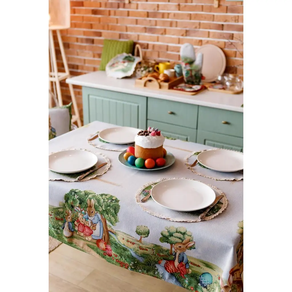 Скатертина Прованс Галявина прямокутна 300х135 см (34109) - фото 7