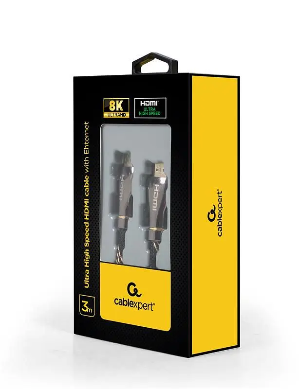 Кабель Cablexpert HDMI - HDMI V 2.1 (M/M), 3 м, Black (CCBP-HDMI8K-3M) - фото 2